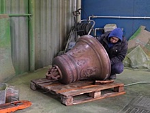 Воронежские мастера отлили  300-килограммовый колокол для монастыря в Херсонской области