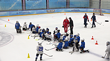 Игроки ЦСКА провели мастер класс для юных хоккеистов Одинцова