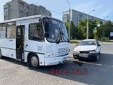 В Благовещенске произошло сразу 2 ДТП с автобусами