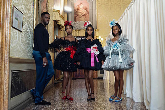 Три дочери рэпера Пи Дидди прошлись на показе Dolce & Gabbana