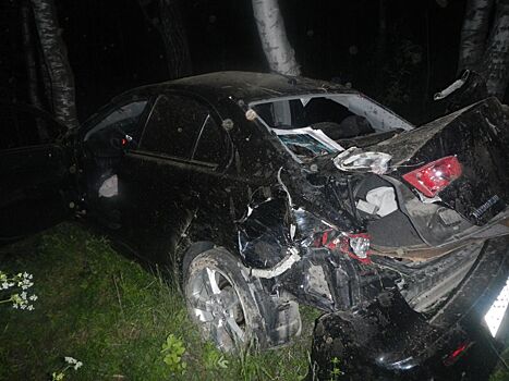 После встречи с лосем от машины костромича осталась груда железа