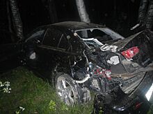 После встречи с лосем от машины костромича осталась груда железа