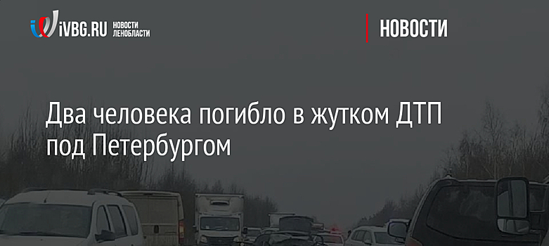 Два человека погибло в жутком ДТП под Петербургом