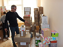 Жители Оренбуржья отправили письма с поддержкой и продукты российским солдатам