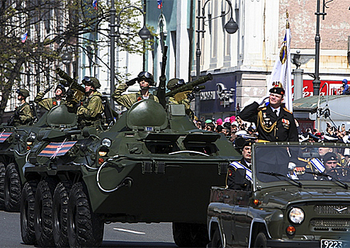 Парад Победы состоялся во Владивостоке