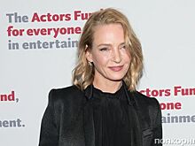 Фото: Эндрю Гарфилд, Джошуа Джексон и Ума Турман на вечере Actors Fund Gala