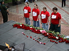 В Биробиджане открыли Аллею Памяти в честь погибших воинов