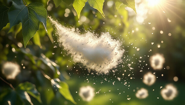 В Петербурге нашли способ избавить тополя от пуха