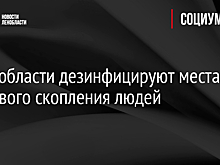 В Ленобласти дезинфицируют места массового скопления людей
