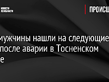 Тело мужчины нашли на следующие сутки после аварии в Тосненском районе