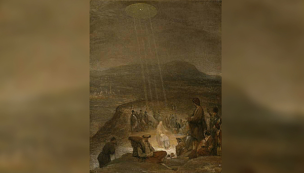 В грузинской церкви нашли изображение летающей тарелки