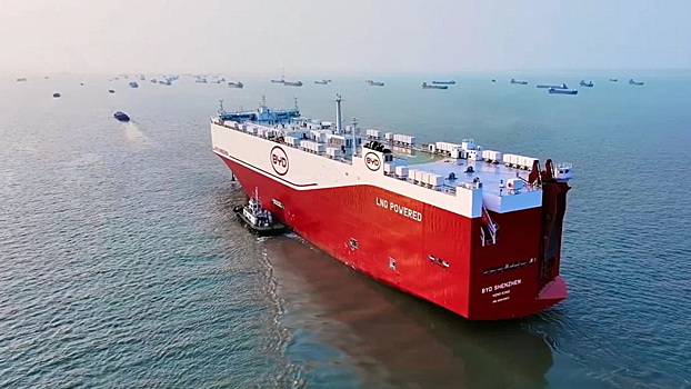 BYD ввел в эксплуатацию крупнейший в мире корабль-автовоз