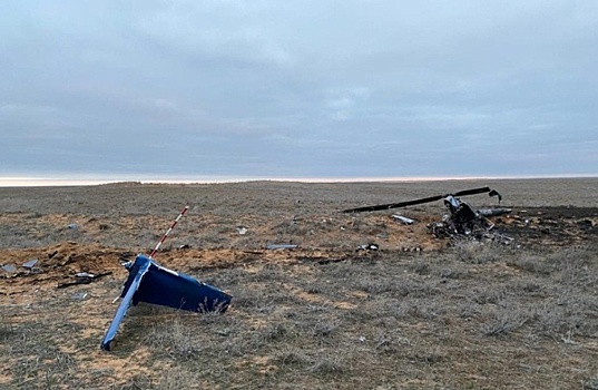 Найдены обломки разбившегося вертолёта под Астраханью