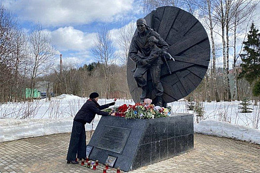 В Зеленограде горожане приходят с соболезнованиями и с цветами к двум стихийным мемориалам
