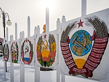 Свастику обнаружили в парке СССР под Новосибирском