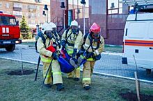 В Оренбурге прошли пожарно-тактические учения на базе библиотеки ОГУ