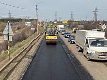 На трассе Ижевск-Сарапул ремонтируют самые разбитые участки