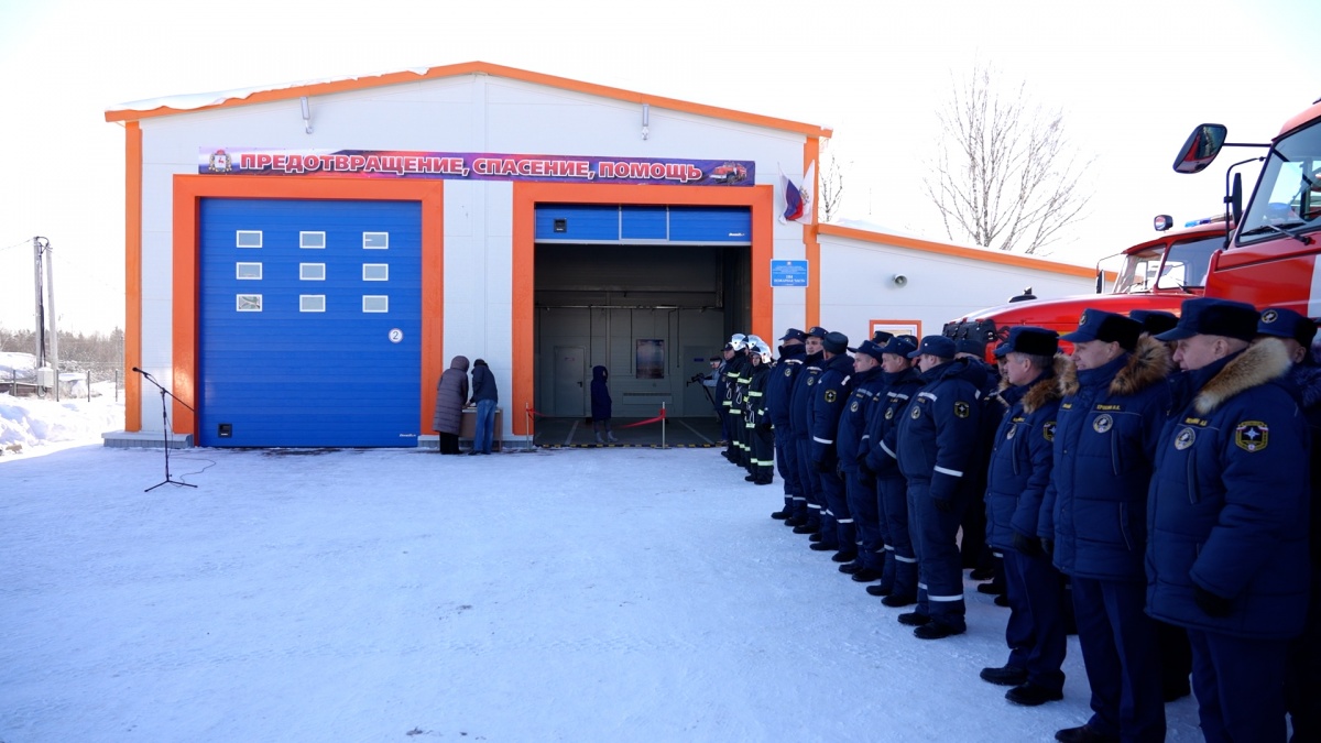 Новая пожарная часть открылась в поселке Фанерное в Семеновском округе