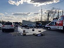 В тройном ДТП на объездной Орла пострадали два человека