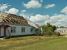 Ураган в Хворостянском районе: видео с места событий