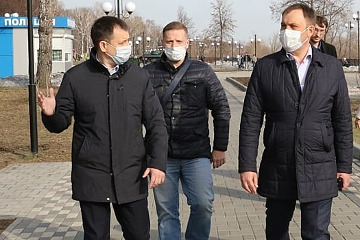 Глава Кемерова во время прогулки по Кировскому району столкнулся с проблемами