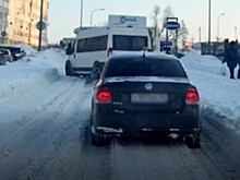 Рязанец показал нечищеную дорогу в Песочне