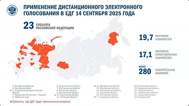 Памфилова: Онлайн-голосование пройдет 14 сентября в 23 регионах