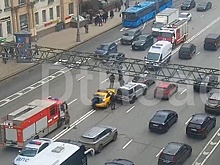 3 автомобиля столкнулись в столице на проспекте Мира
