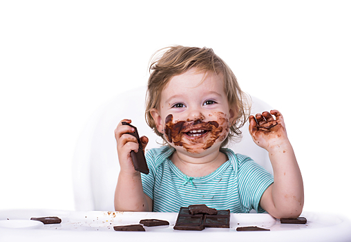 Малыши в шоколаде: видео о самых милых сладкоежках