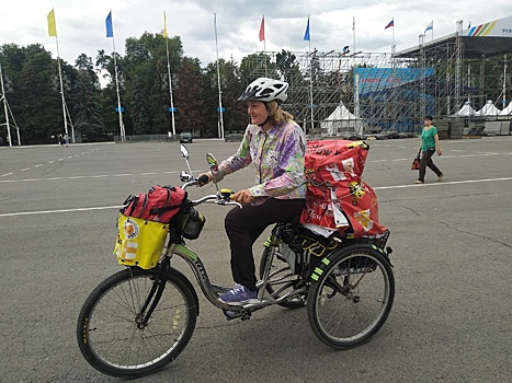 Ставрапольчанка, решившаяся на велопробег через всю страну, приехала в Саратов
