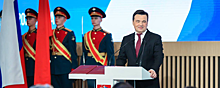 Дмитрий Волков поздравил Андрея Воробьева со вступлением в должность губернатора