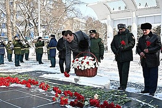 Михаил Дегтярев почтил память героев, погибших в вооруженных конфликтах и локальных войнах