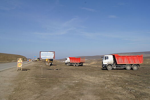 Капитальный ремонт дороги республиканского значения Буйнакск-Кадар продолжается
