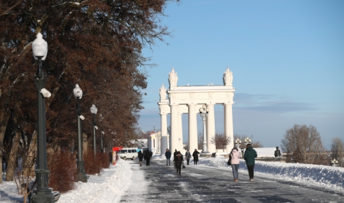 В центре Волгограда обновят спуск к Волге и склон