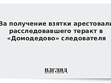 Арестован расследовавший теракт в Домодедово следователь