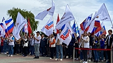 В Волгограде состоялся массовый митинг в поддержку Российской армии