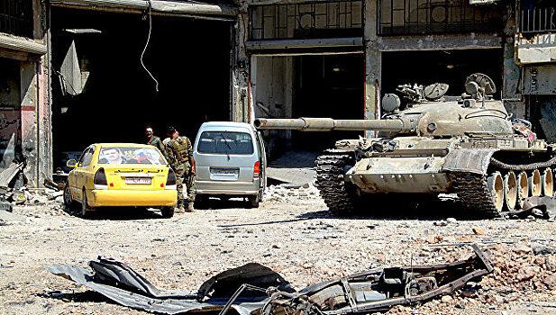 На базе сирийских ВВС в Дамаске прогремели взрывы