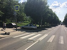 В центре Рязани сбили пенсионера на электросамокате