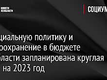 На социальную политику и здравоохранение в бюджете Ленобласти запланирована круглая сумма на 2023 год