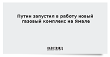 Путин запустил новый газовый комплекс на Ямале