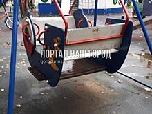 Детскую площадку во дворе на Волжском бульваре привели в порядок по просьбе жителя