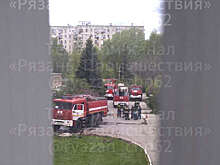 В Рязани загорелось приемное отделение городской больницы