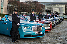 Rolls-Royce спрятал лица водителей под звериными масками