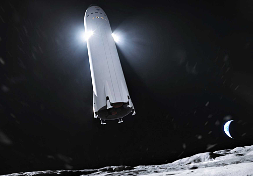 Компания Илона Маска займётся системой для высадки людей на Луне
