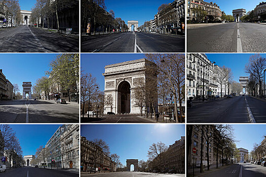 В Париже около Триумфальной арки идет эвакуация из-за угрозы взрыва