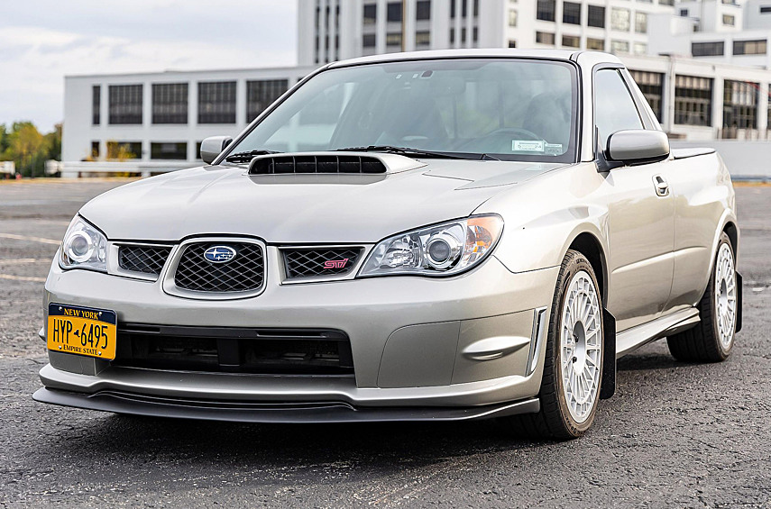 Subaru Impreza WRX STi. За 19 250 долларов продан двухместный ют на базе японского спорткара. Автомобиль модифицировали при помощи ателье Smyth Performance, специализирующегося на таких проектах