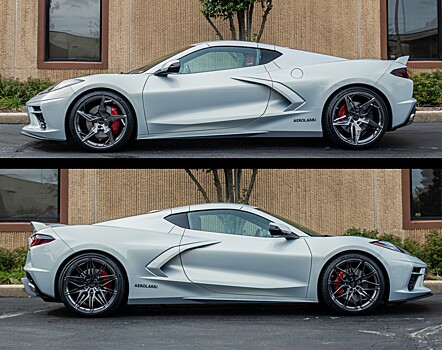 Тюнер C8 Corvette предлагает «двусторонние» колесные пары с разным дизайном для каждой стороны