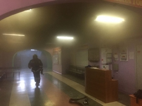 В томской школе из-за пожара эвакуировали учеников
