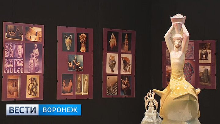 Известный художник представил в Воронеже масштабный арт-проект, посвящённый керамике
