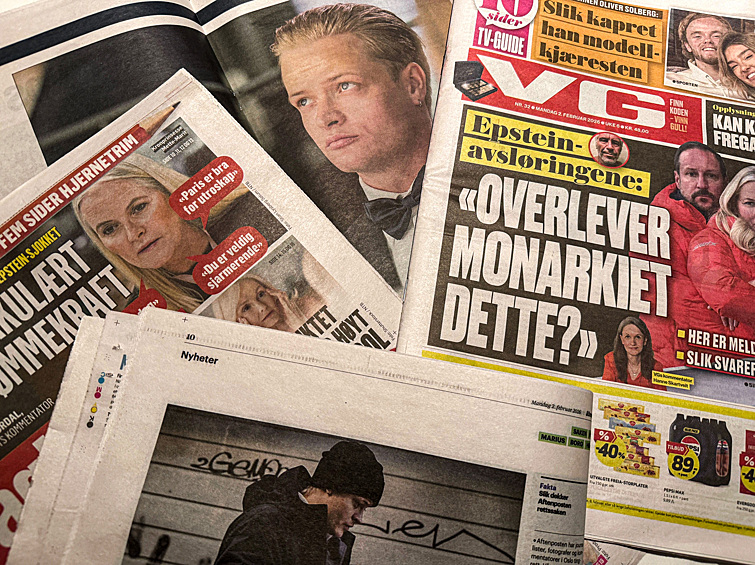 Заголовки норвежских газет